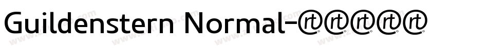 Guildenstern Normal字体转换